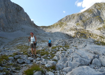 Hochgebirgswanderungim Zuge der Wanderwochen im Herbst vom Berghotel Lämmerhof auf den Edelweisskogel und den Hochkarfelderkopf