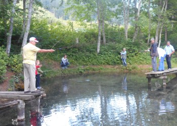 Angeln und Grillen bei den Lammertaler Fischteichen