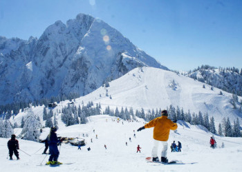 Herrliches Skiwetter im Salzburger Land